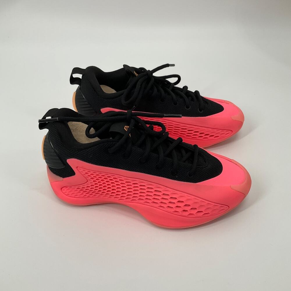 Adidas Anthony Edwards AE 1 Low Women's‎ Size 4 Pink Black Basketball Shoes